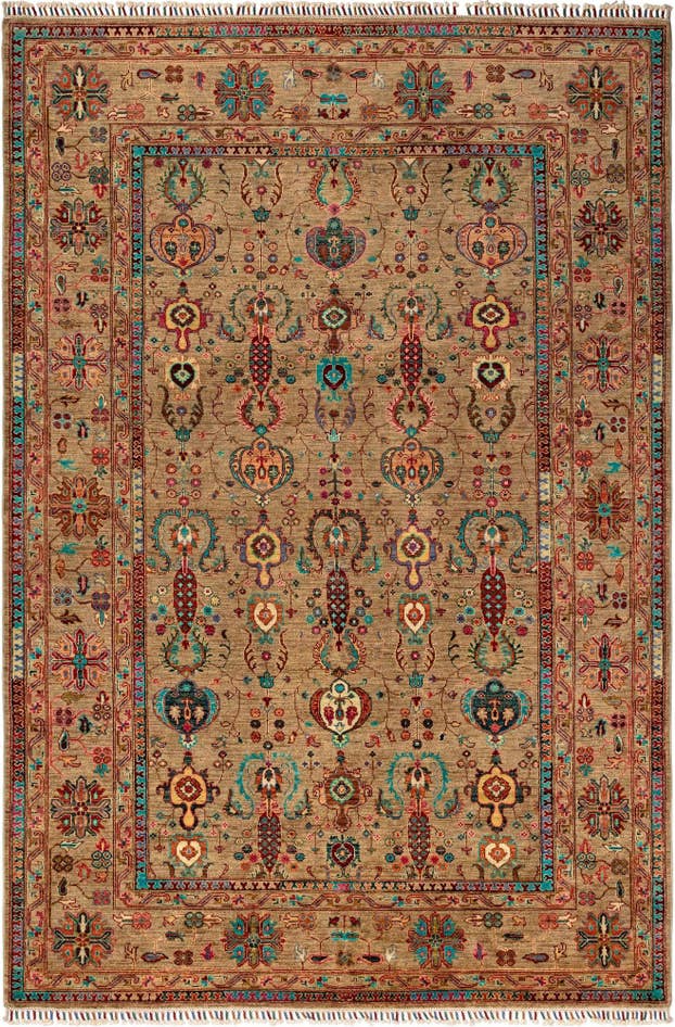 Detail image of 6' 8 x 10' Torkman Rug