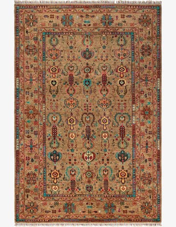 6' 8 x 10' Torkman Rug