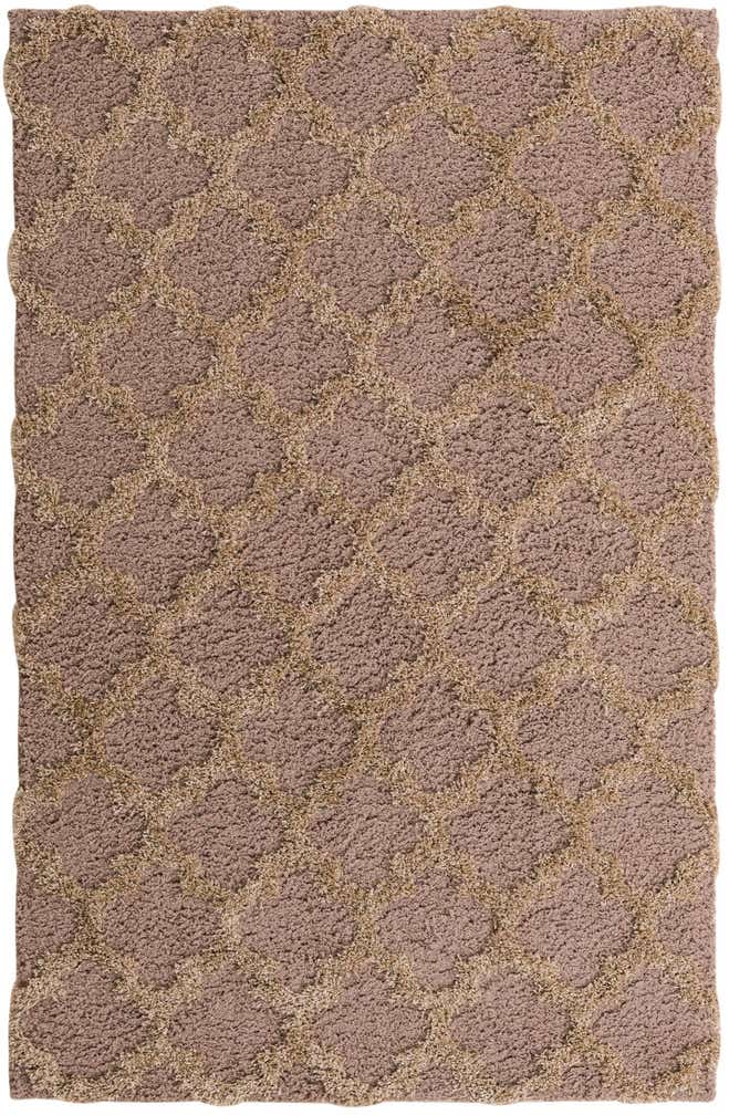 5' x 7' 8 Trellis Shag Rug