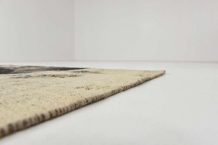 3' 5 x 4' 8 Hand Knotted Ultra Vintage Persian Wool Rug