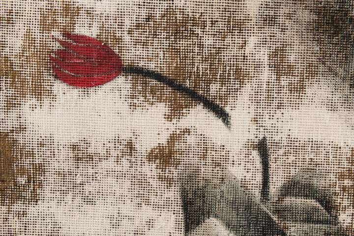 3' x 5' 9 Hand Knotted Ultra Vintage Persian Wool Rug