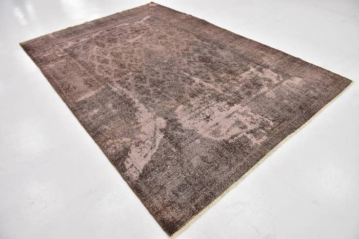 Detail image of 6' 10 x 10' Hand Knotted Ultra Vintage Persian Wool Rug