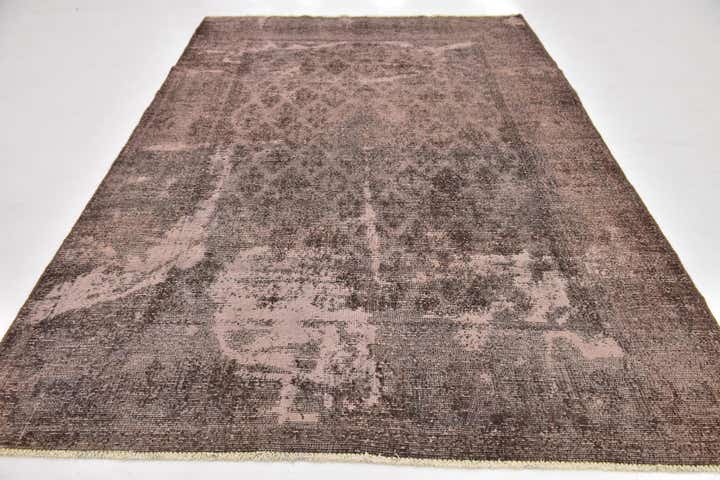 6' 10 x 10' Hand Knotted Ultra Vintage Persian Wool Rug