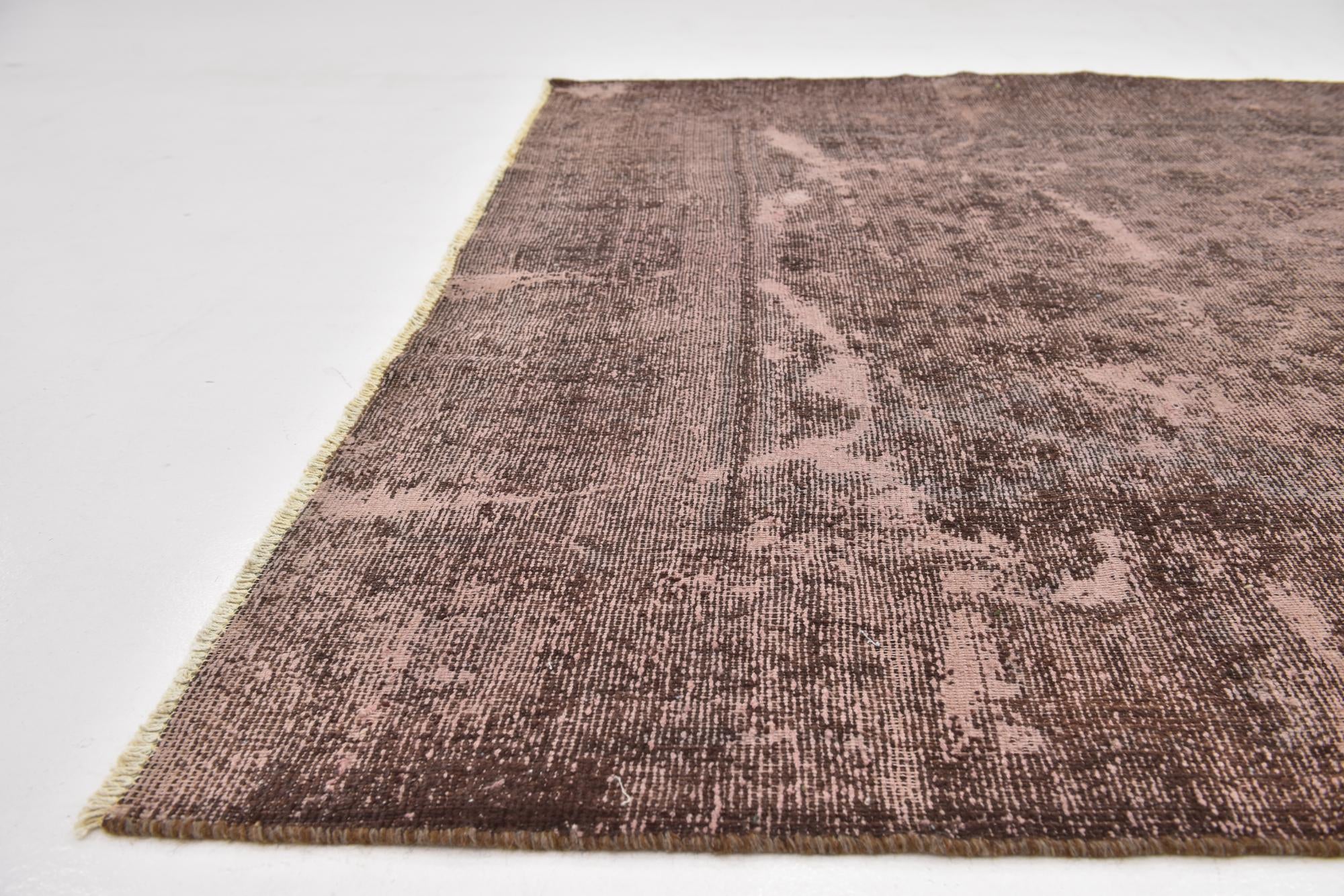 6' 10 x 10' Hand Knotted Ultra Vintage Persian Wool Rug