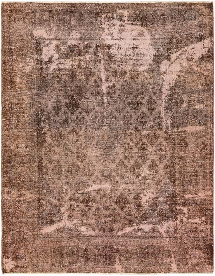 Detail image of 6' 10 x 10' Hand Knotted Ultra Vintage Persian Wool Rug