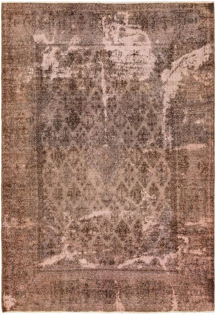 6' 10 x 10' Hand Knotted Ultra Vintage Persian Wool Rug