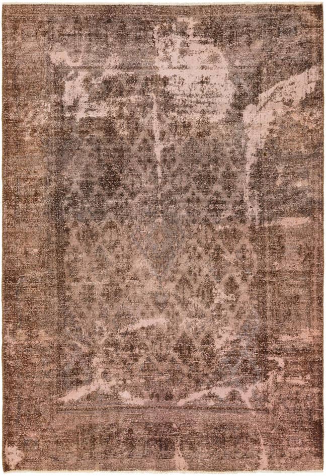 Detail image of 6' 10 x 10' Hand Knotted Ultra Vintage Persian Wool Rug