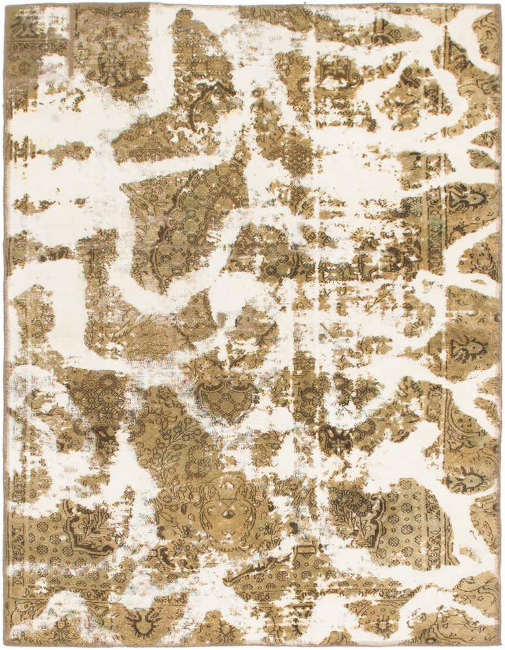 Detail image of 4' x 6' 2 Hand Knotted Ultra Vintage Persian Wool Rug