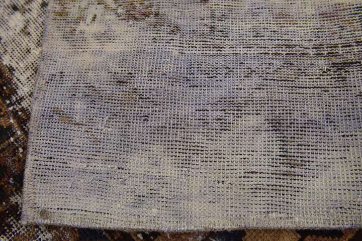 6' 3 x 7' 6 Hand Knotted Ultra Vintage Persian Wool Rug