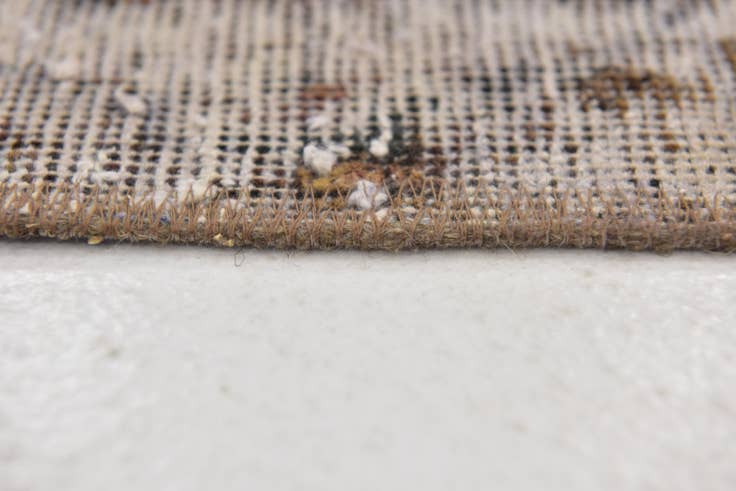 Detail image of 6' 3 x 7' 6 Hand Knotted Ultra Vintage Persian Wool Rug