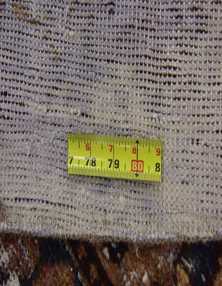 Detail image of 6' 3 x 7' 6  Hand Knotted Ultra Vintage Persian Wool Rug