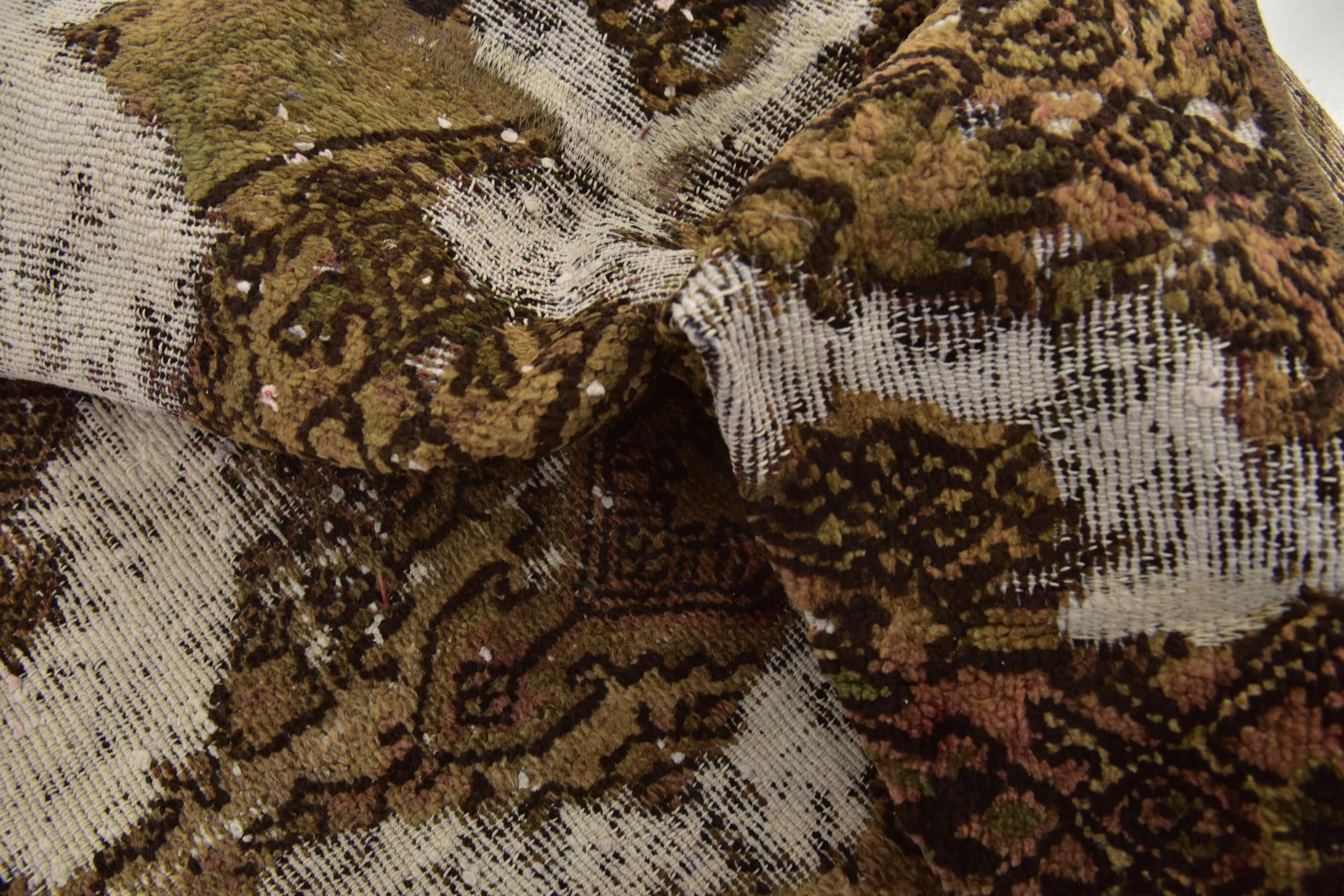 5' x 7' 2 Hand Knotted Ultra Vintage Persian Wool Rug