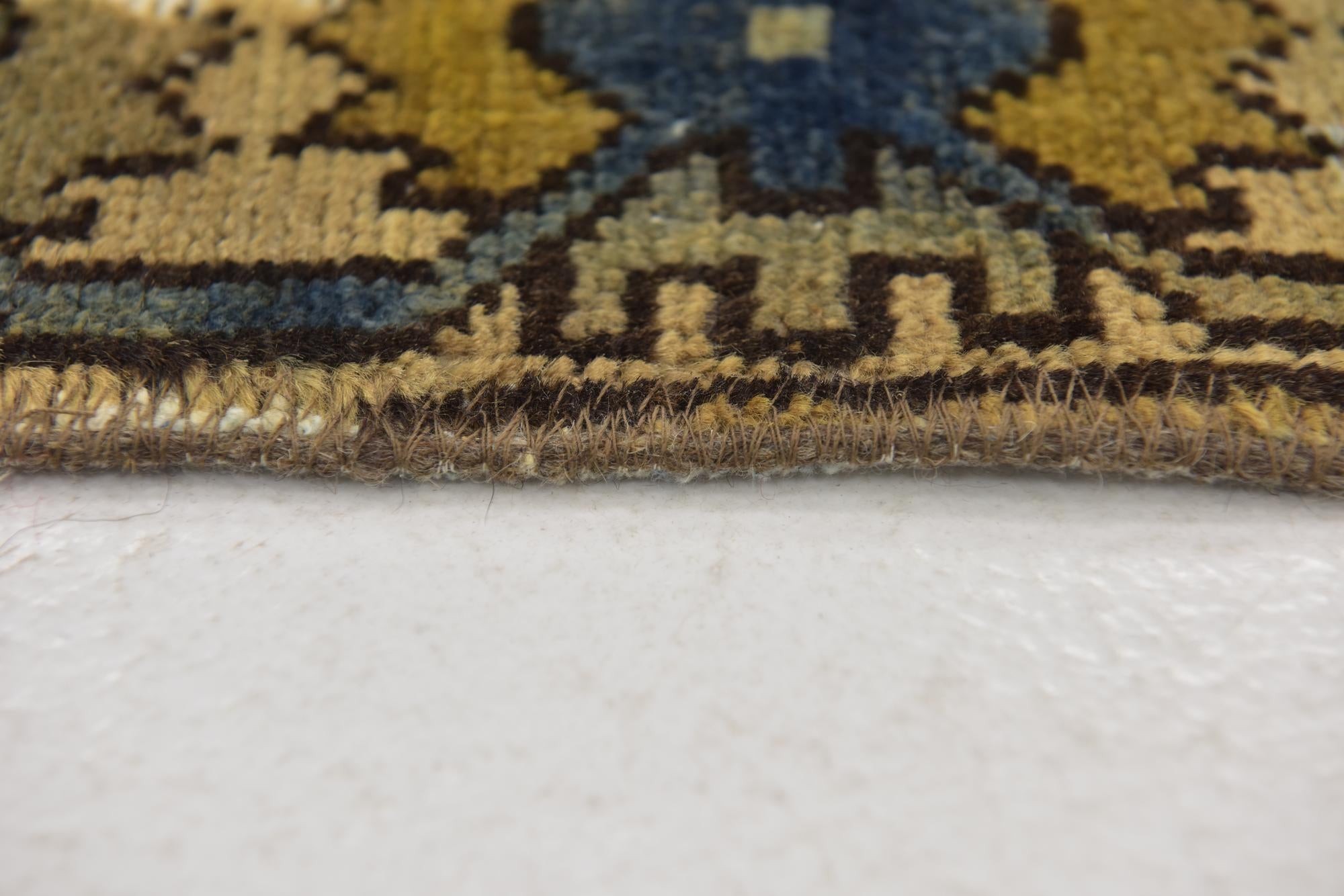 6' 6 x 9' Hand Knotted Ultra Vintage Persian Wool Rug