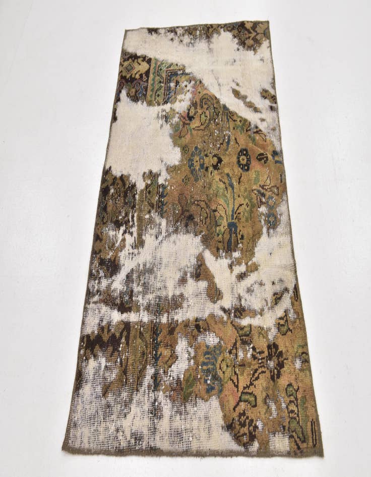 Detail image of 3' x 5' 2  Hand Knotted Ultra Vintage Persian Wool Rug