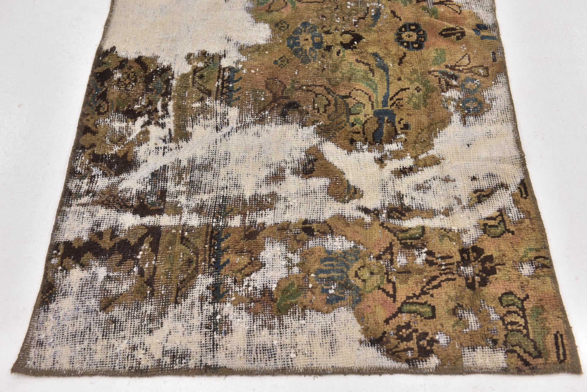 3' x 5' 2 Hand Knotted Ultra Vintage Persian Wool Rug