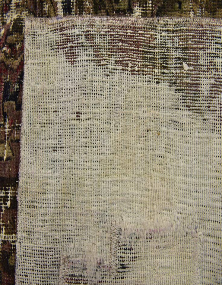 Detail image of 6' x 8' 8  Hand Knotted Ultra Vintage Persian Wool Rug