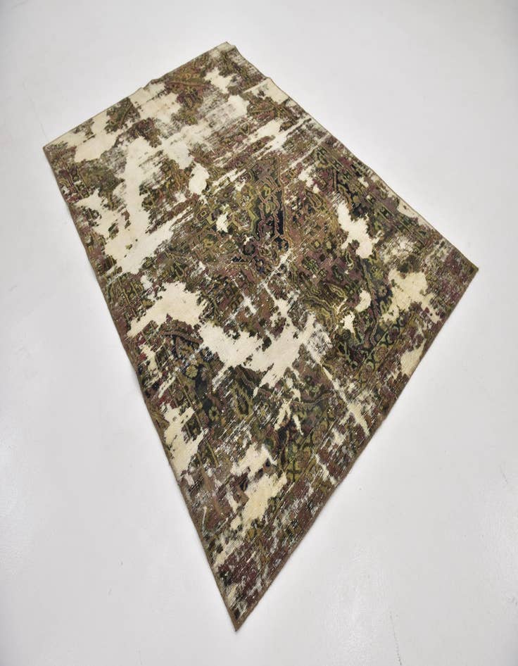 Detail image of 6' x 8' 8  Hand Knotted Ultra Vintage Persian Wool Rug