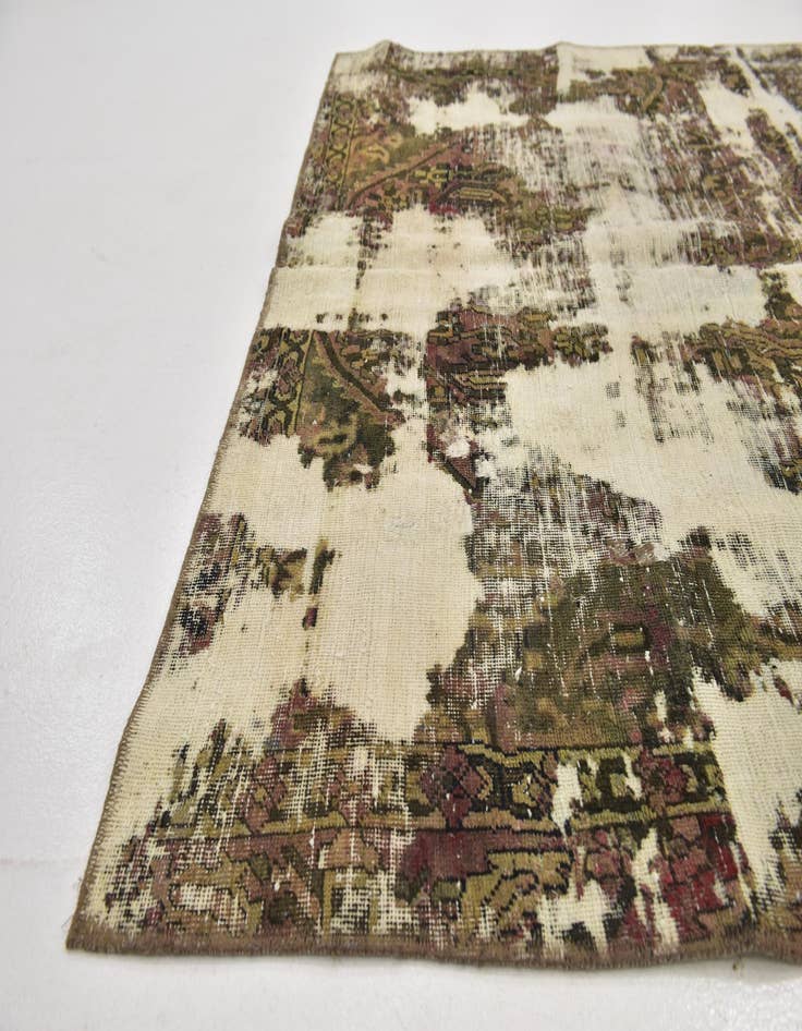 Detail image of 6' x 8' 8  Hand Knotted Ultra Vintage Persian Wool Rug