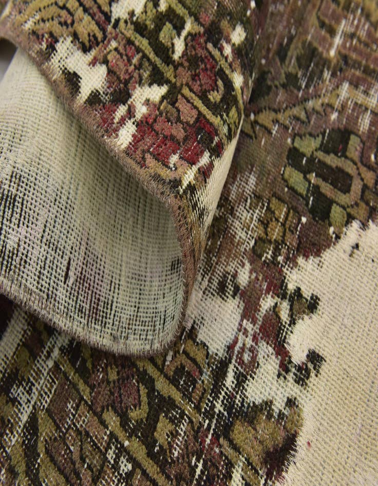 Detail image of 6' x 8' 8  Hand Knotted Ultra Vintage Persian Wool Rug