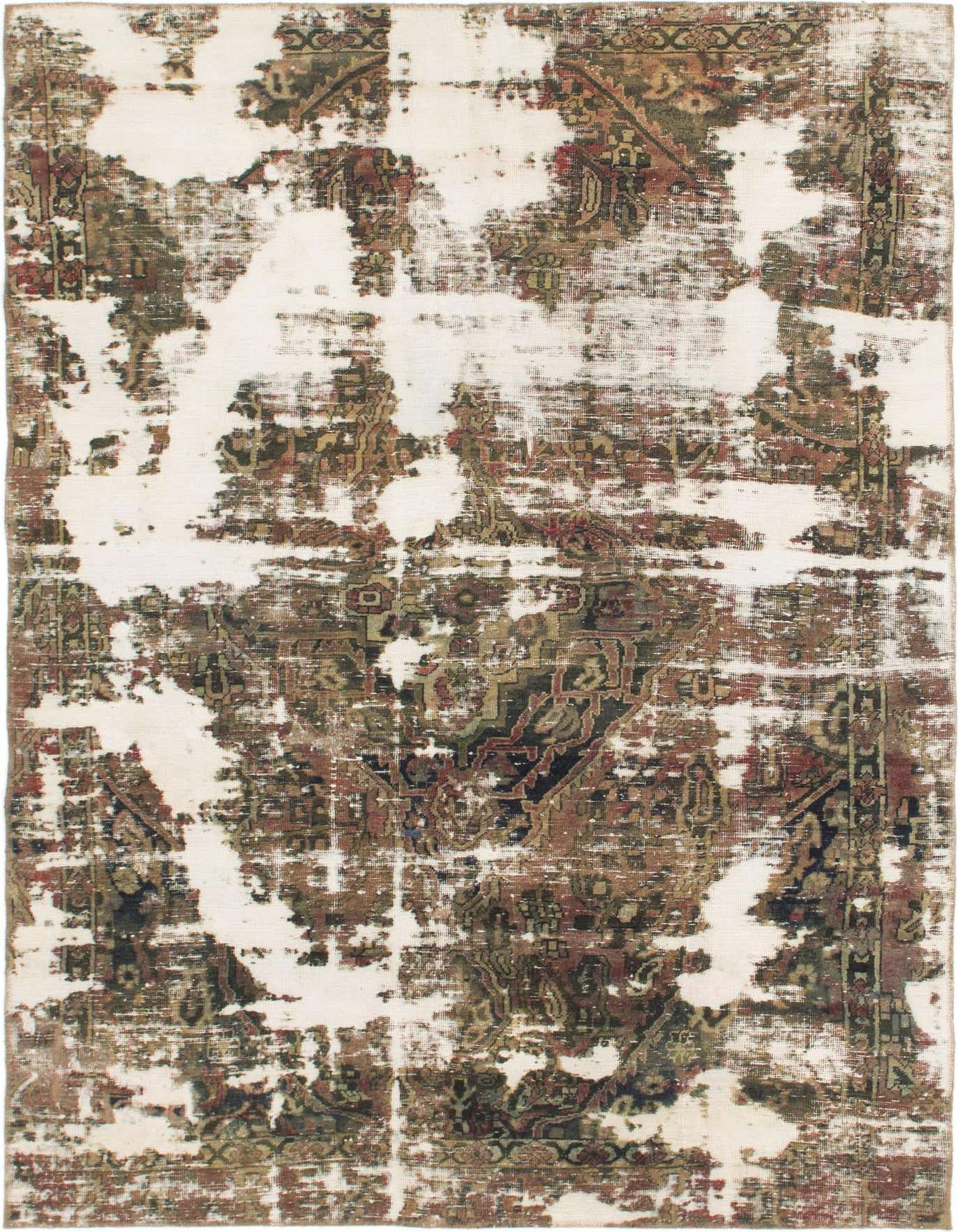 Primary image 6' x 8' 8  Hand Knotted Ultra Vintage Persian Wool Rug