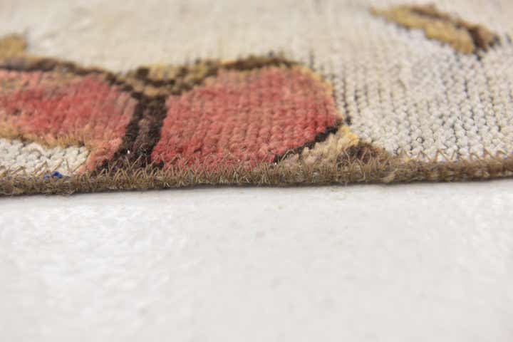 6' 3 x 9' 8 Hand Knotted Ultra Vintage Persian Wool Rug