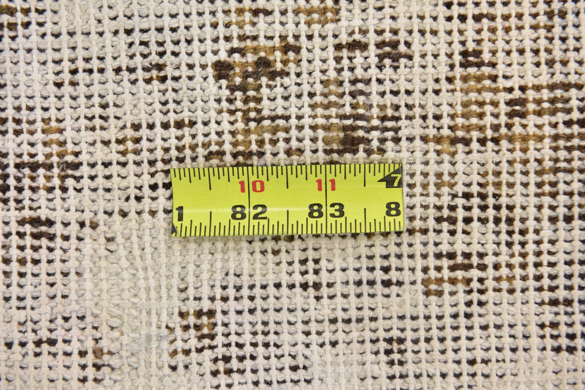 6' 3 x 9' 2 Hand Knotted Ultra Vintage Persian Wool Rug