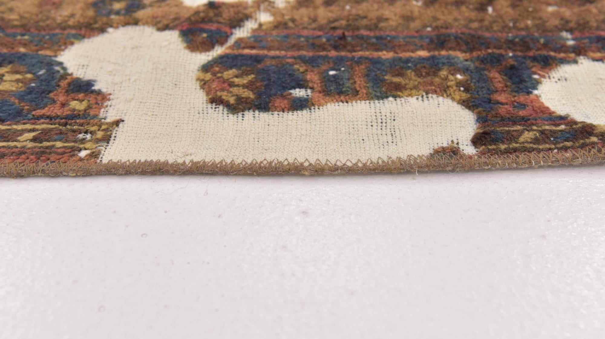 4' 8 x 7' 4 Hand Knotted Ultra Vintage Persian Wool Rug