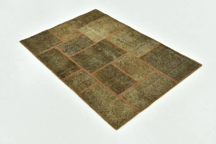 Detail image of 3' x 4' 2 Hand Knotted Ultra Vintage Persian Wool Rug