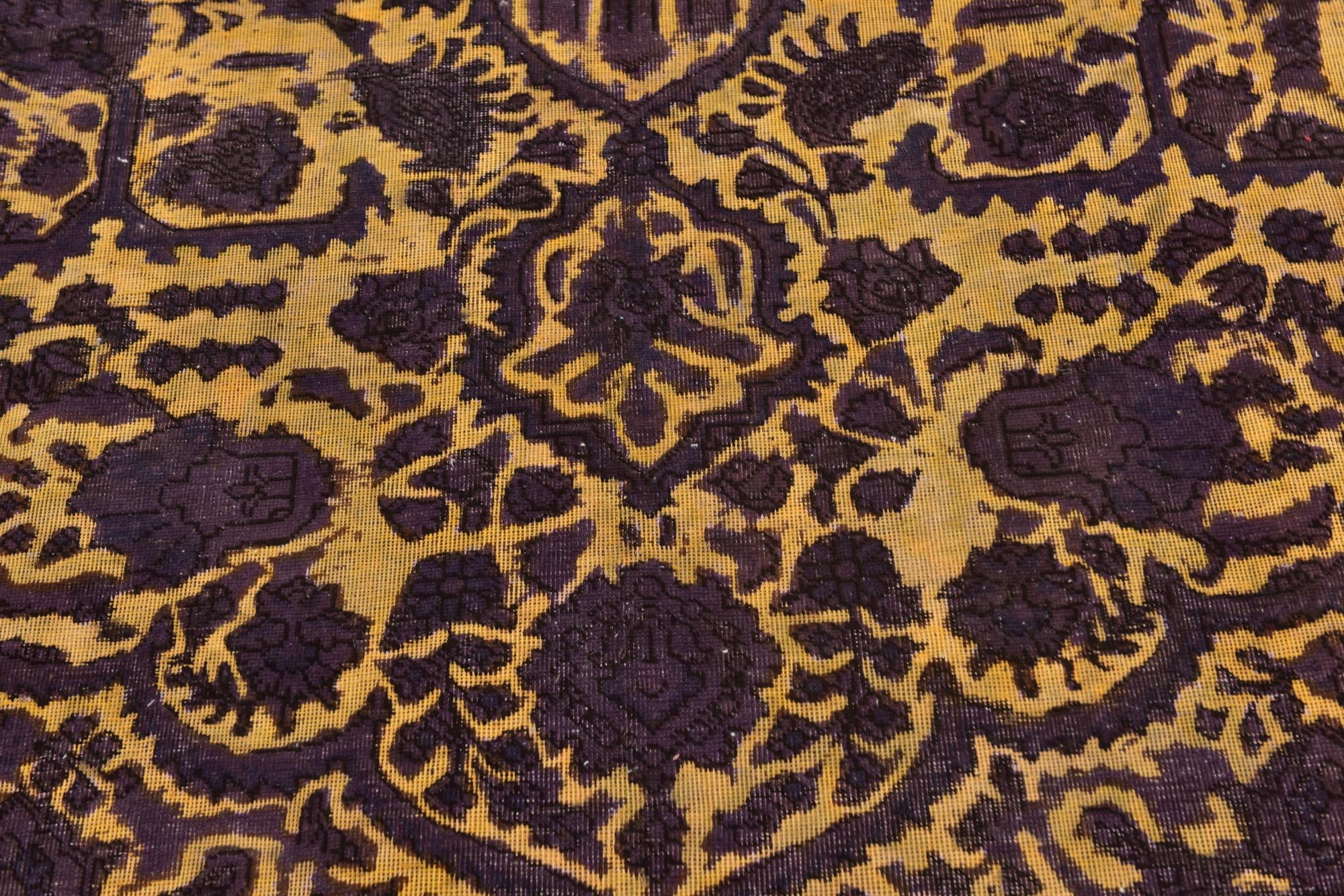 8' 6 x 10' 10 Hand Knotted Ultra Vintage Persian Wool Rug