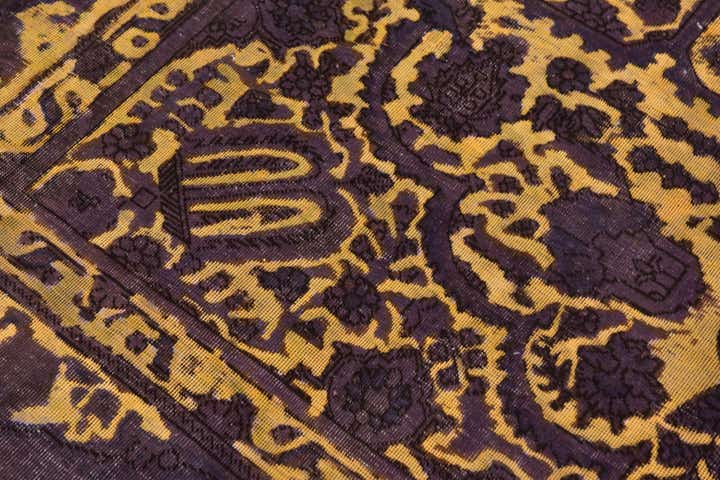 8' 6 x 10' 10 Hand Knotted Ultra Vintage Persian Wool Rug