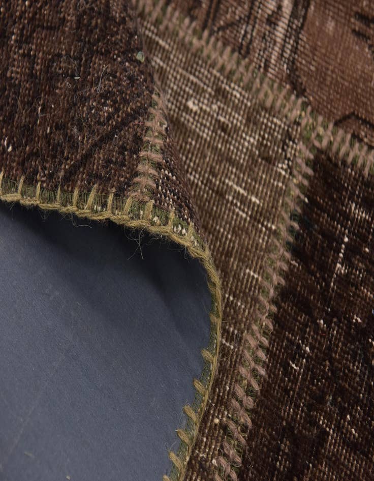 Detail image of 5' 10 x 8' 3  Hand Knotted Ultra Vintage Persian Wool Rug