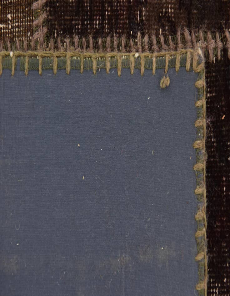 Detail image of 5' 10 x 8' 3  Hand Knotted Ultra Vintage Persian Wool Rug