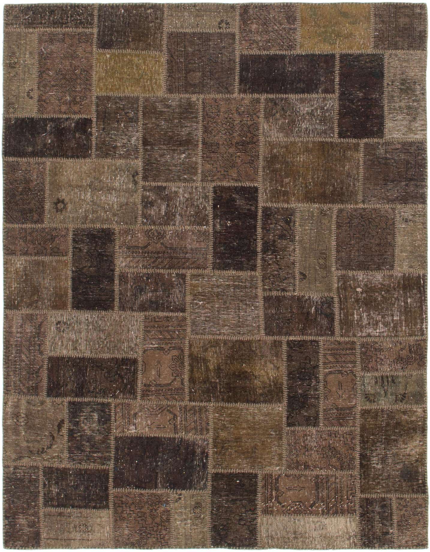 Primary image 5' 10 x 8' 3  Hand Knotted Ultra Vintage Persian Wool Rug