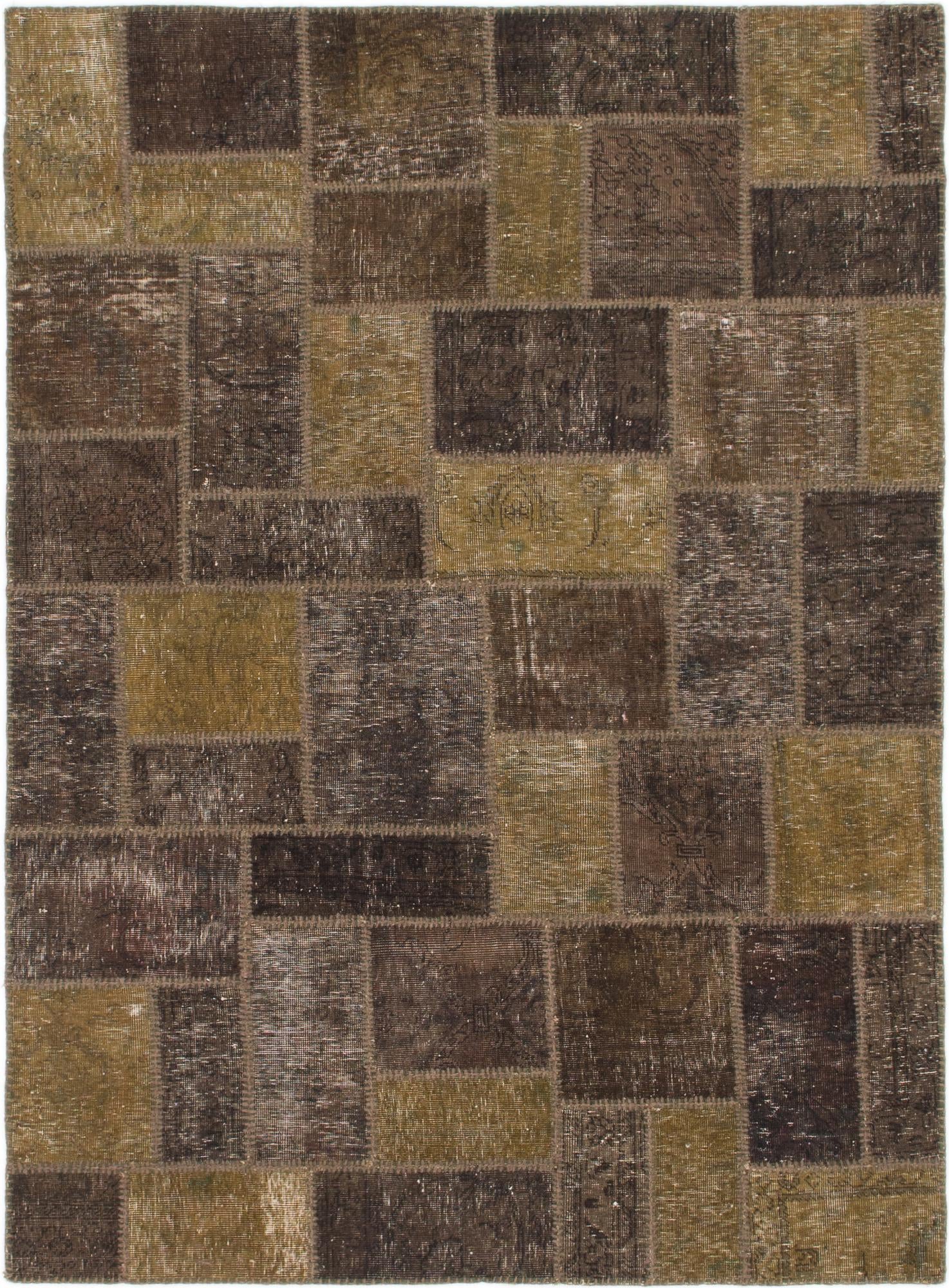 5' x 6' 10 Hand Knotted Ultra Vintage Persian Wool Rug