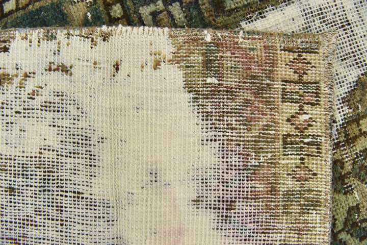 5' 7 x 7' 5 Hand Knotted Ultra Vintage Persian Wool Rug