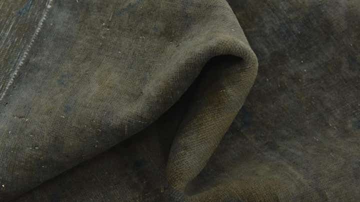 6' 9 x 11' 2 Hand Knotted Ultra Vintage Persian Wool Rug