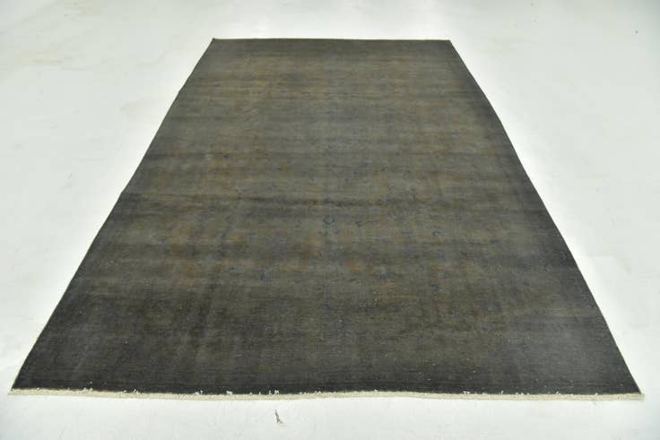 Detail image of 6' 9 x 11' 2 Hand Knotted Ultra Vintage Persian Wool Rug