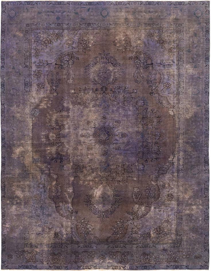 Detail image of 8' 2 x 11' 1 Hand Knotted Ultra Vintage Persian Wool Rug