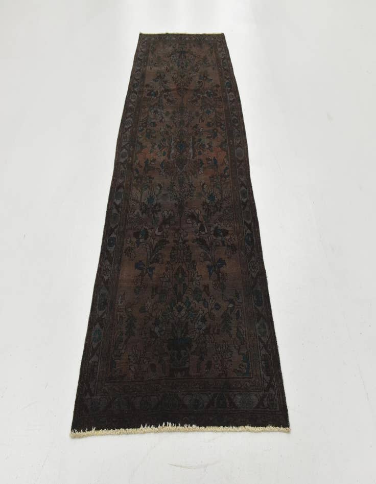 Detail image of 3' 9 x 6' 9 Hand Knotted Ultra Vintage Persian Wool Rug