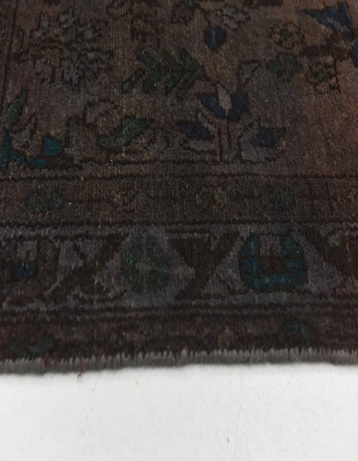 Detail image of 3' 9 x 6' 9 Hand Knotted Ultra Vintage Persian Wool Rug