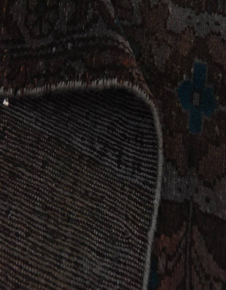 Detail image of 3' 9 x 6' 9 Hand Knotted Ultra Vintage Persian Wool Rug