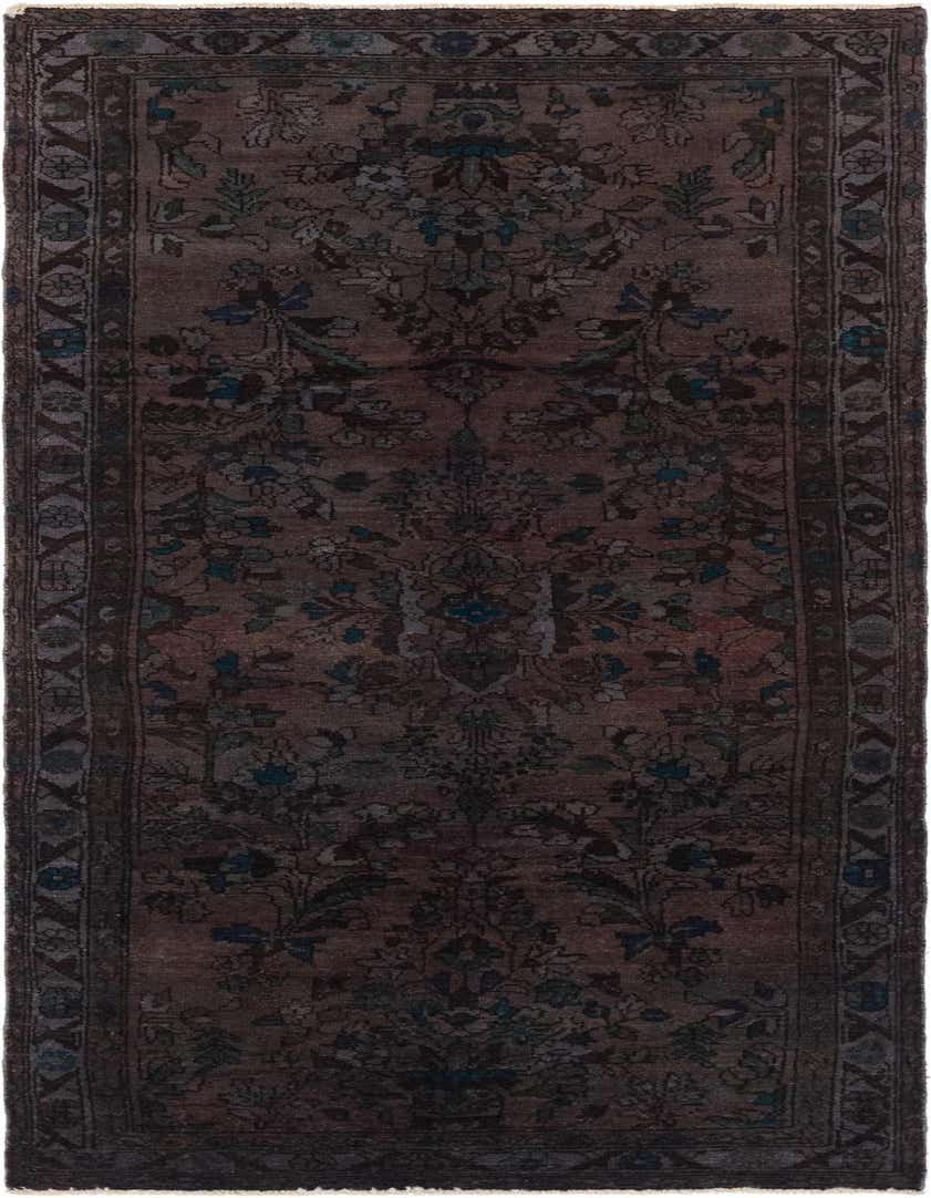 Primary image  3' 9 x 6' 9  Hand Knotted Ultra Vintage Persian Wool Rug