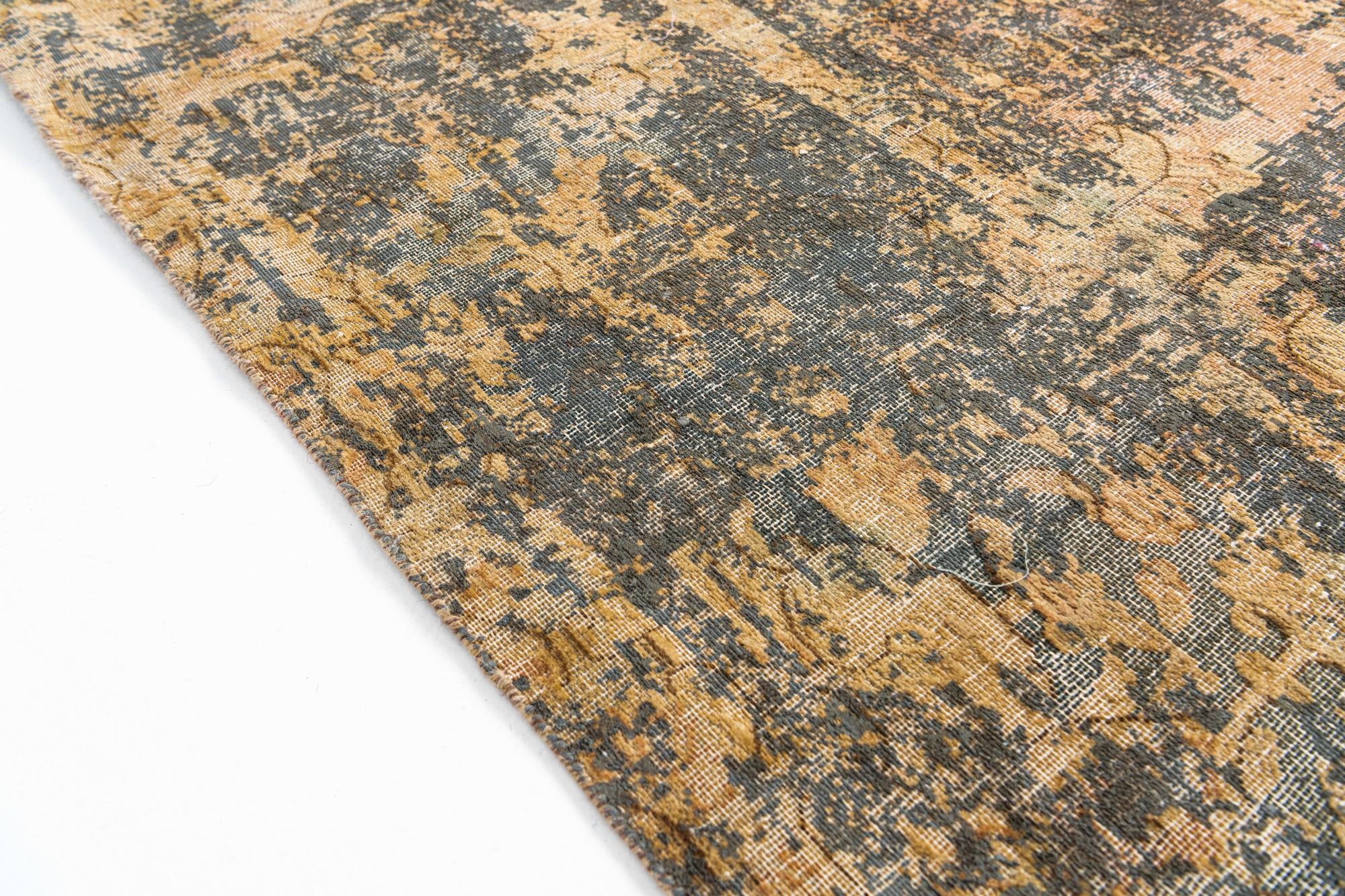 8' 9 x 12' 3 Hand Knotted Ultra Vintage Persian Wool Rug