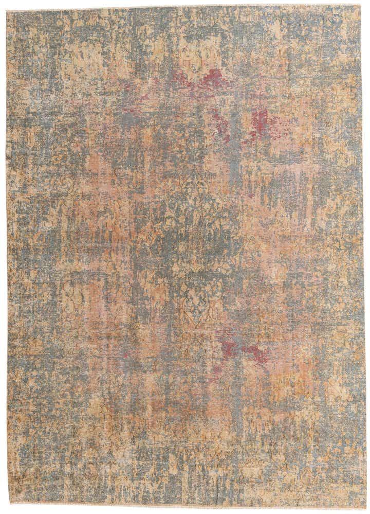 8' 9 x 12' 3 Hand Knotted Ultra Vintage Persian Wool Rug