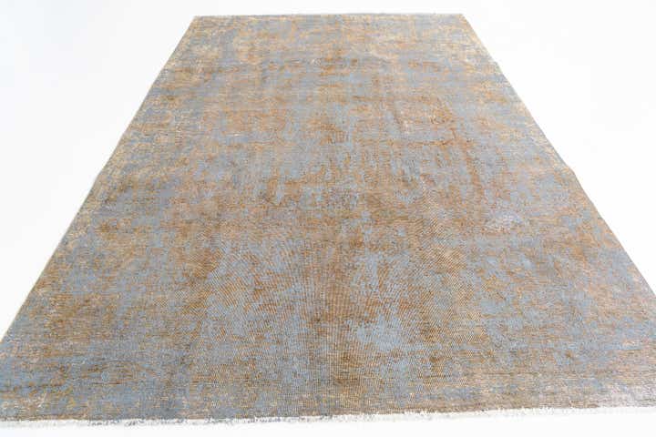 7' x 10' 10 Hand Knotted Ultra Vintage Persian Wool Rug