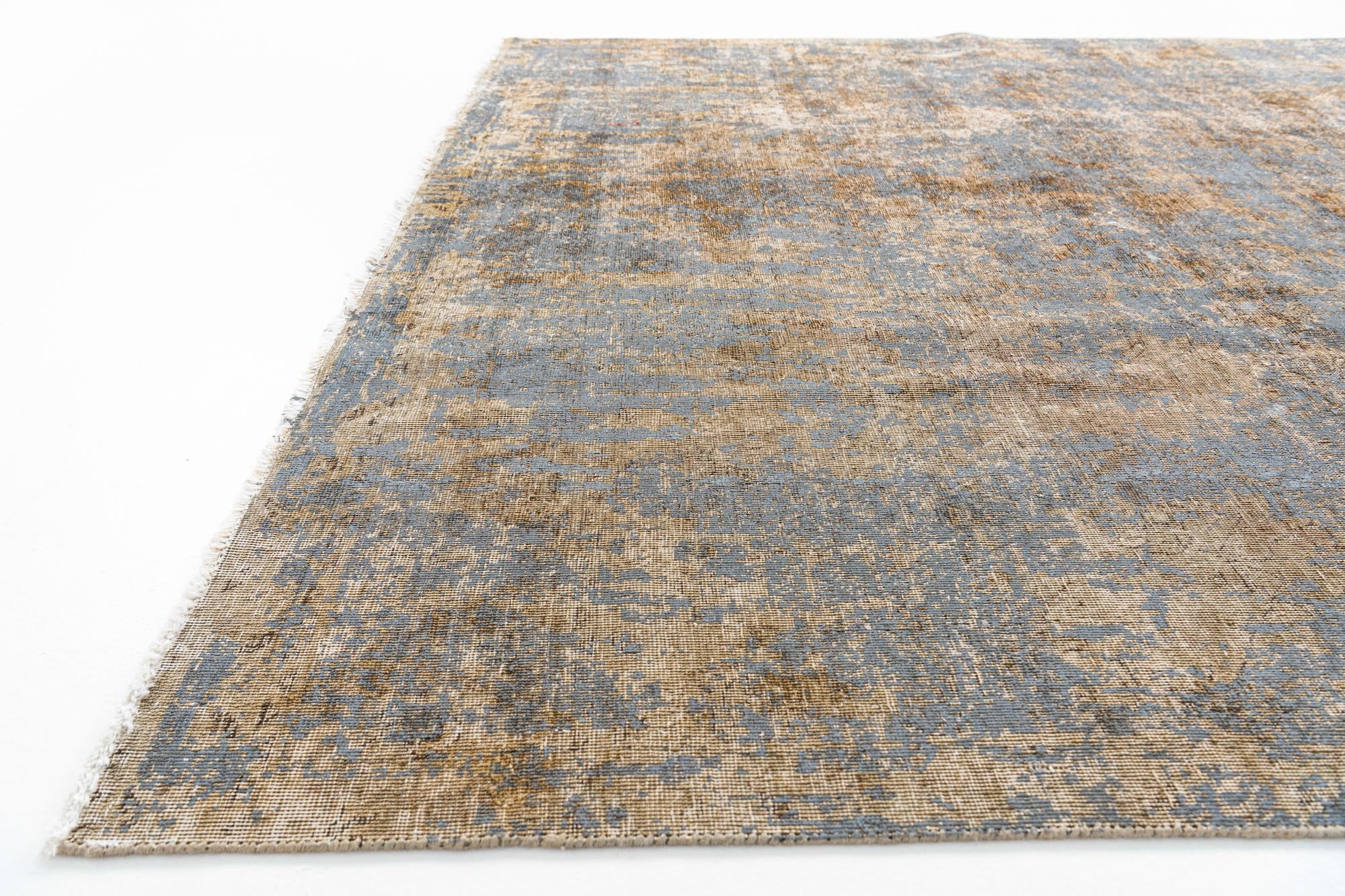 7' x 10' 10 Hand Knotted Ultra Vintage Persian Wool Rug