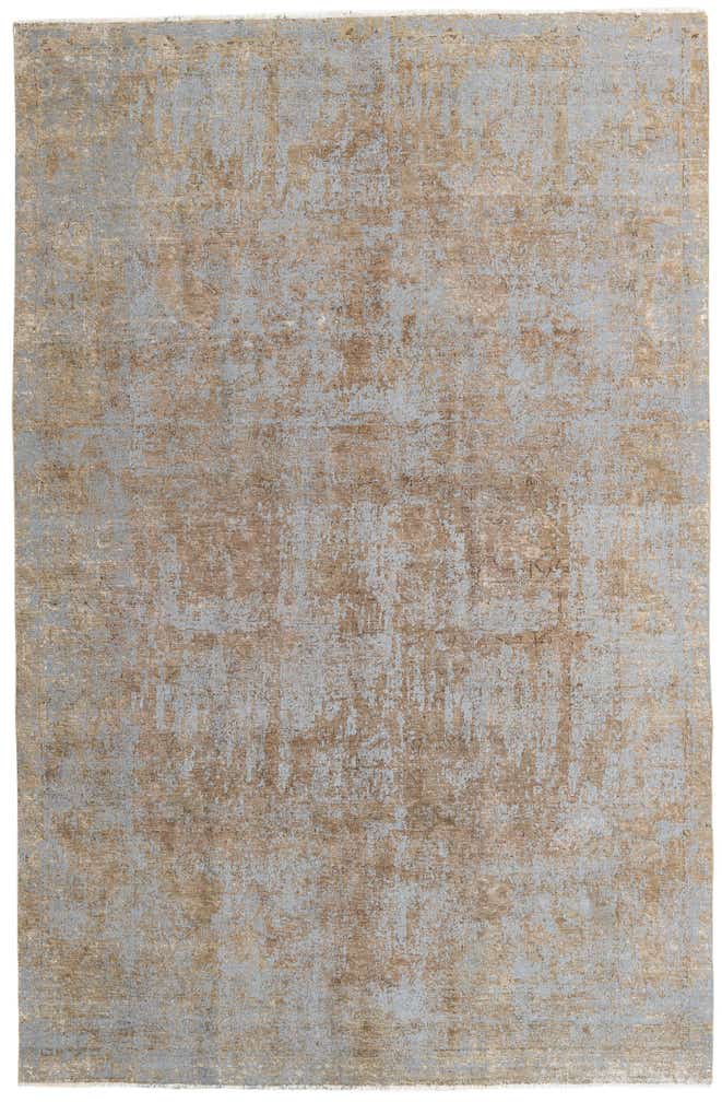 7' x 10' 10 Hand Knotted Ultra Vintage Persian Wool Rug