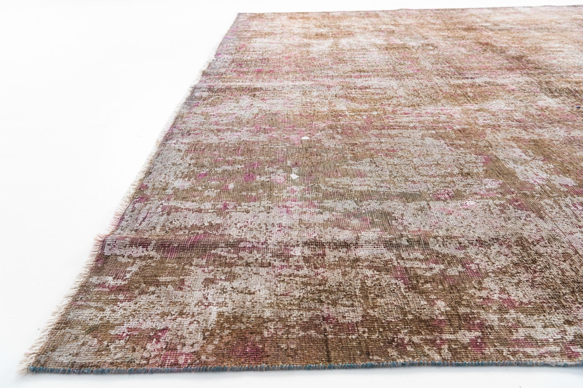 9' 4 x 12' 7 Hand Knotted Ultra Vintage Persian Wool Rug