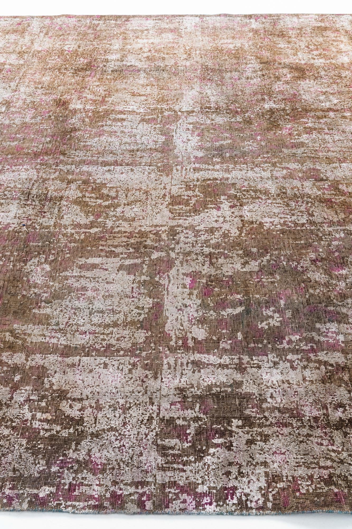 9' 4 x 12' 7 Hand Knotted Ultra Vintage Persian Wool Rug