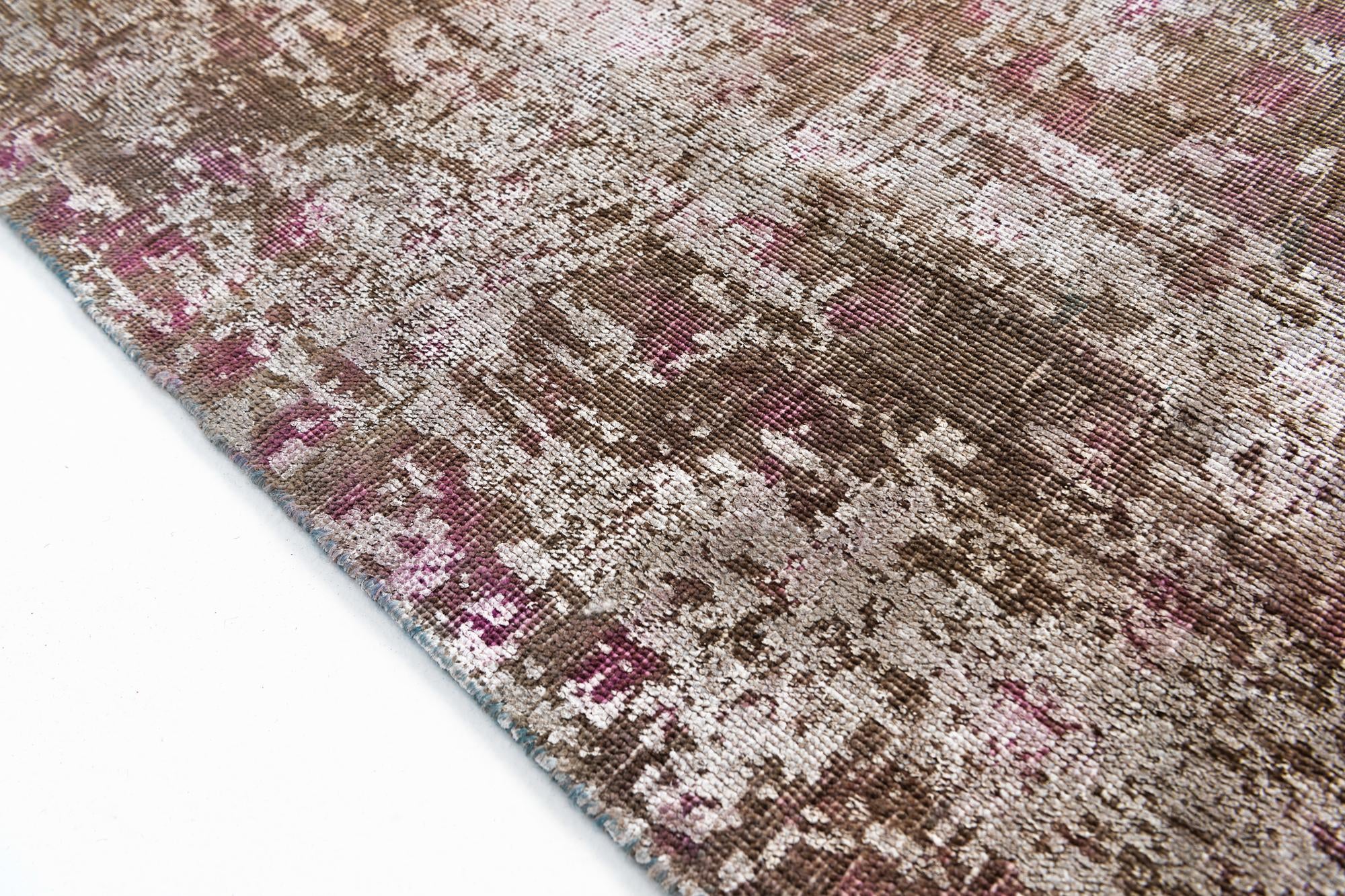 9' 4 x 12' 7 Hand Knotted Ultra Vintage Persian Wool Rug